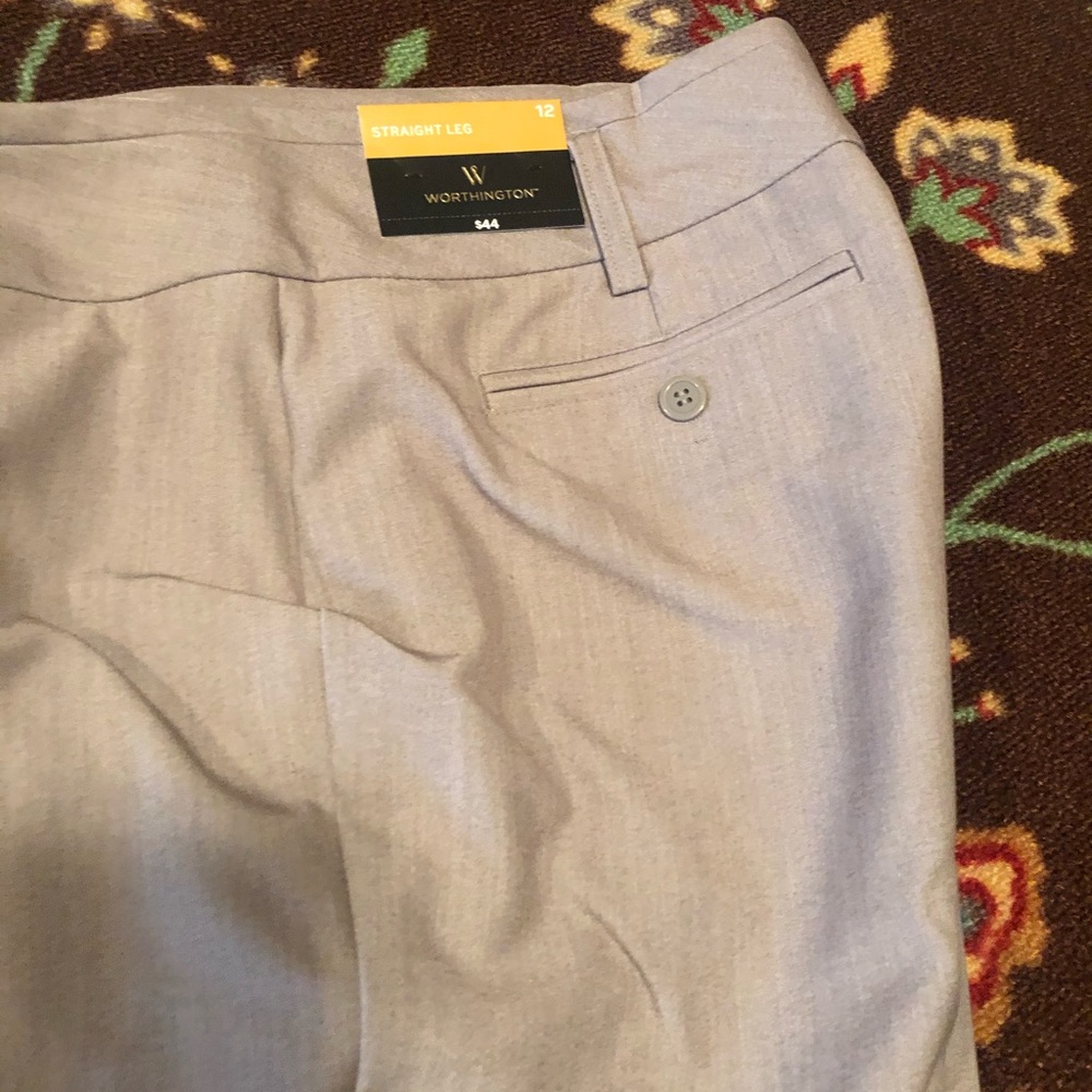 Straight Leg Dress Pants, Worthington